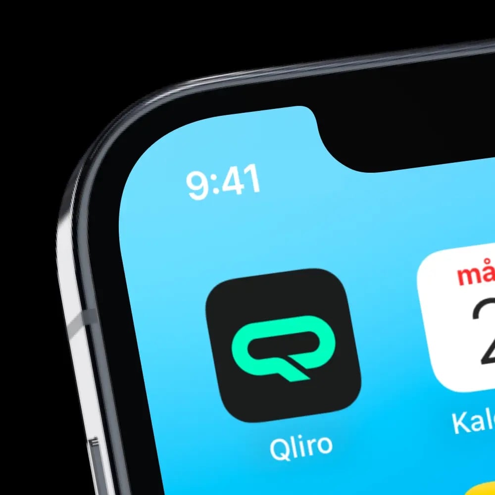 Qliro-appen i iPhone
